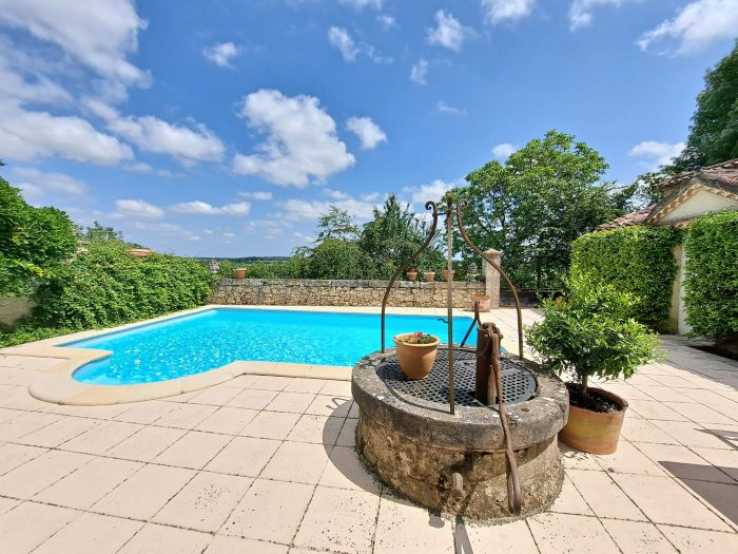Elegant Village Property with Pool and Garden For sale in Gascony / Gers