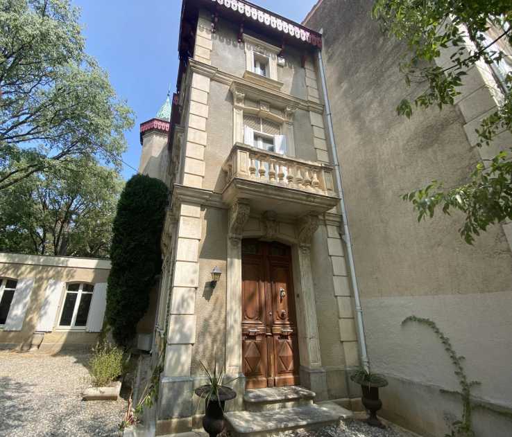 Elegant 19th Century Manor With Turret, Fabrezan for sale in Pyrenees