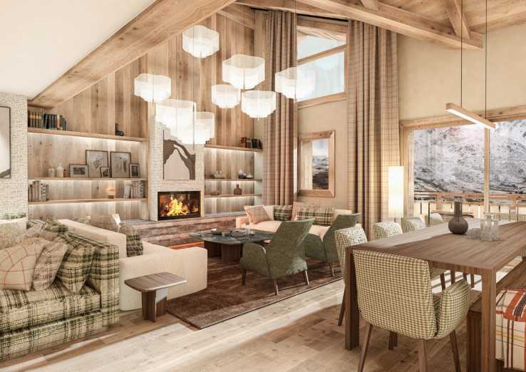 2 bed ski Apartment for sale near to La Tania