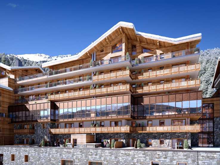 2 bed ski Apartment for sale near to La Tania