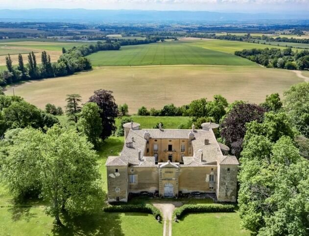 Listed chateau in southern France